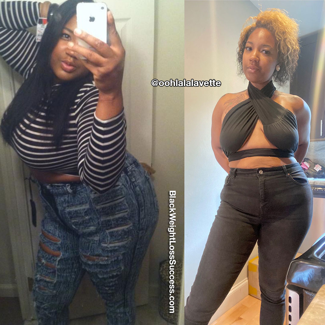 Lavette lost 70 pounds