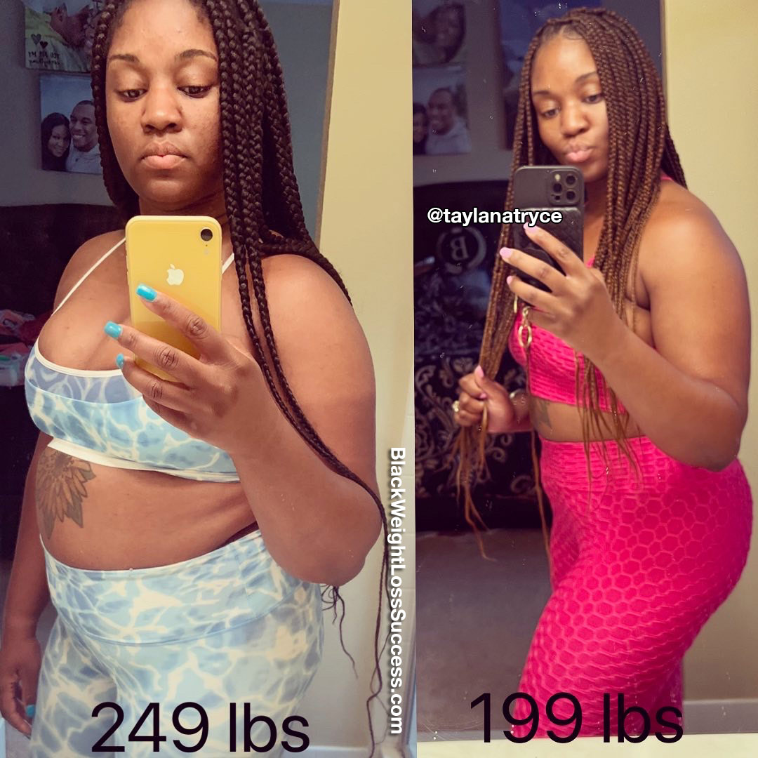 Tayla lost 51 pounds