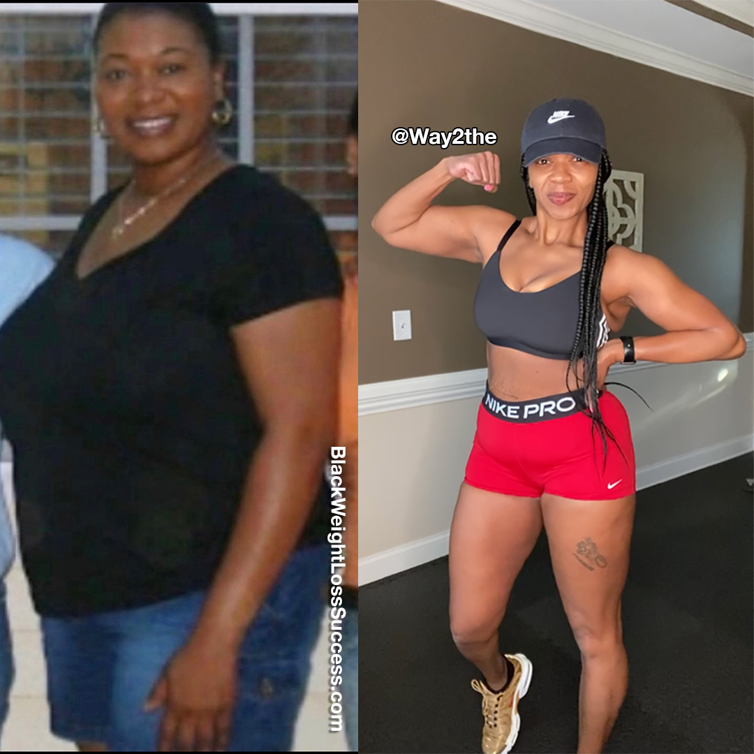 Wadeana lost 70 pounds