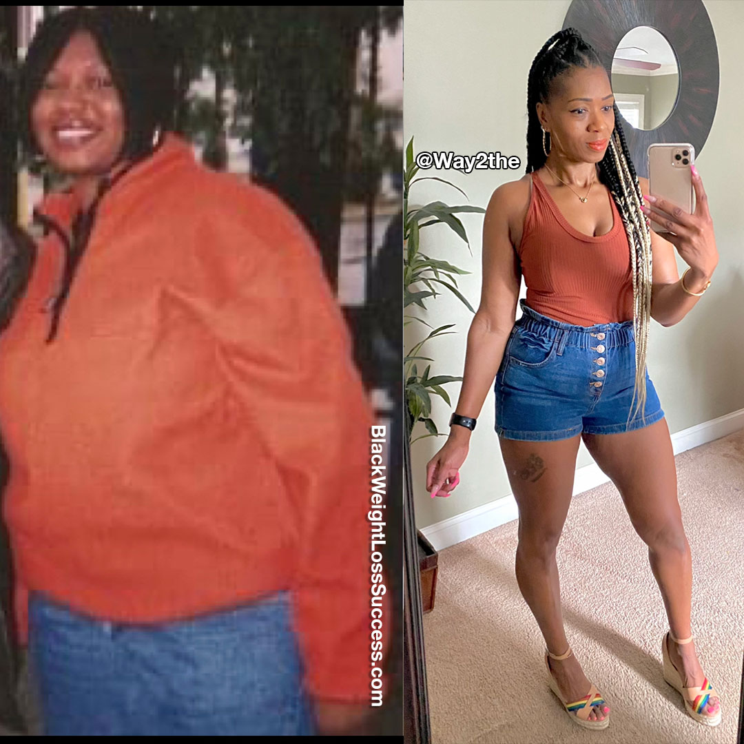 Wadeana lost 70 pounds