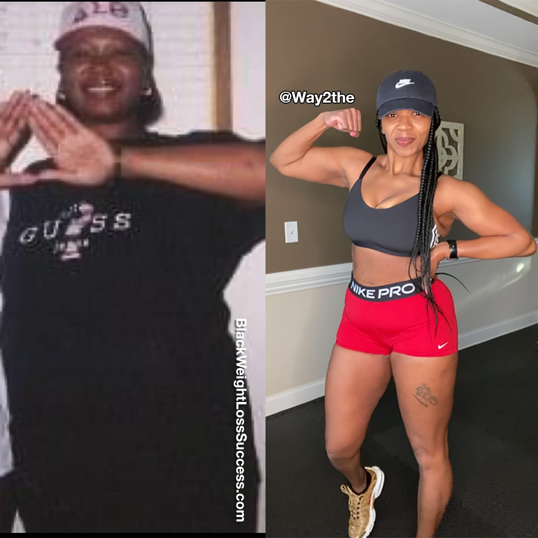 Wadeana lost 70 pounds