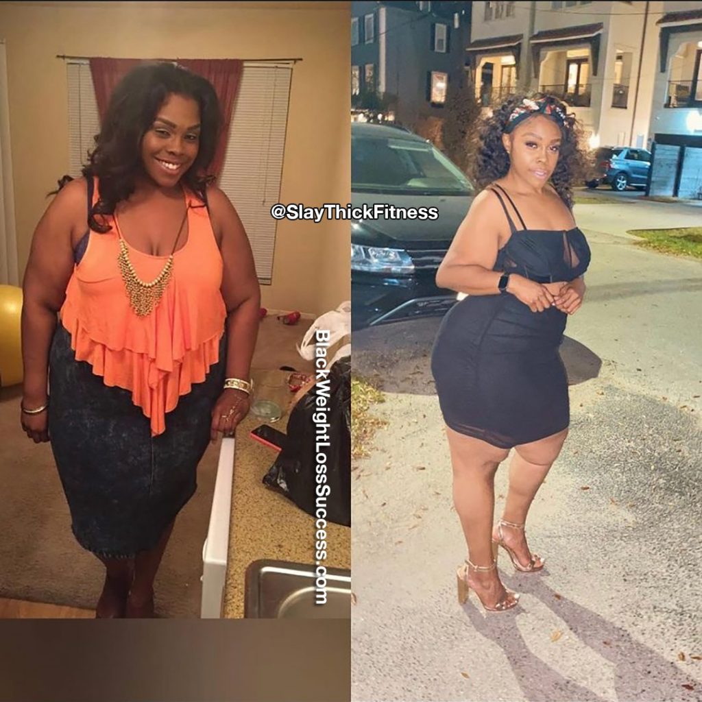 Lindsay lost 74 pounds | Black Weight Loss Success