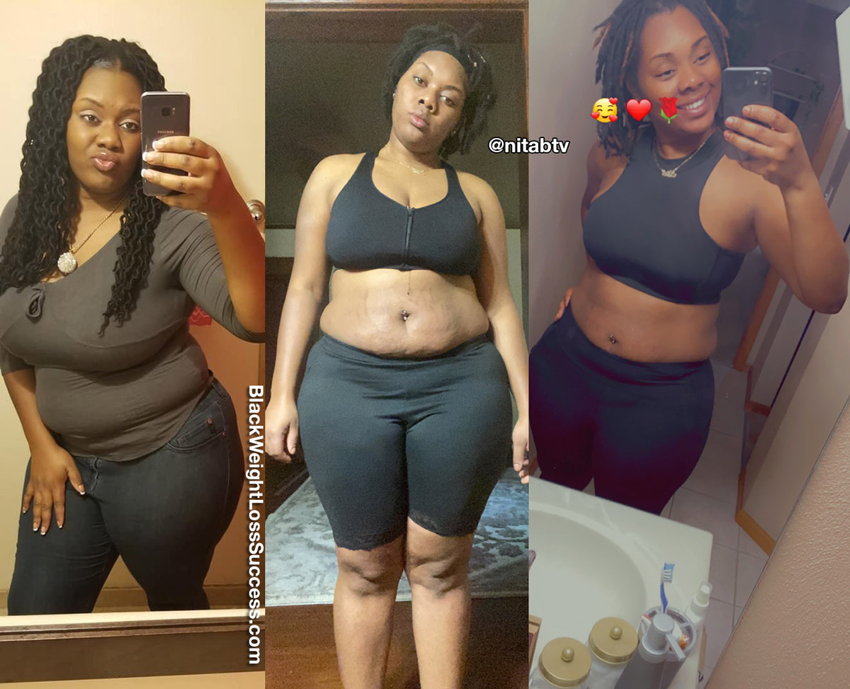 Tanita lost 50 pounds  Black Weight Loss Success