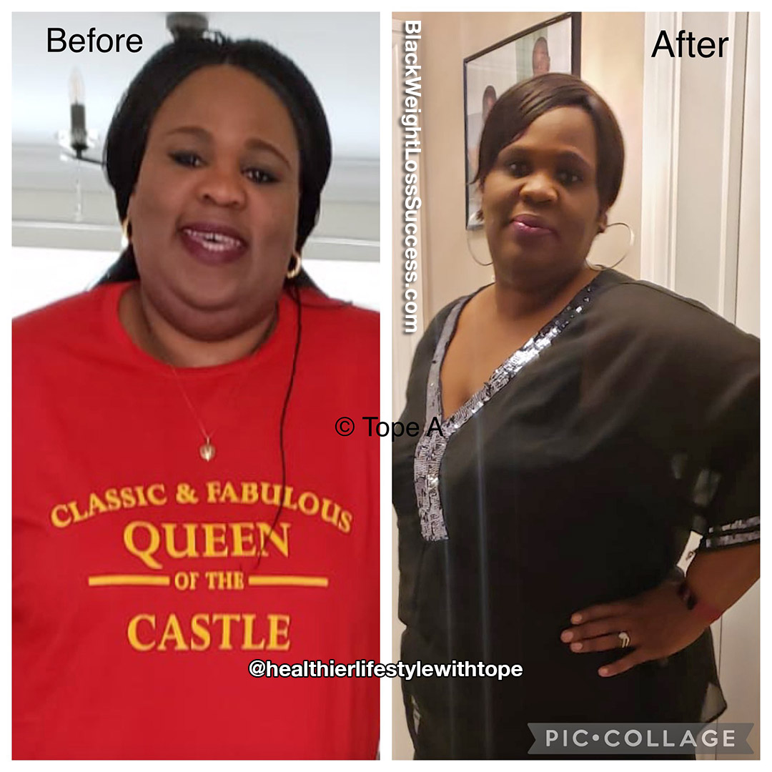 Tope lost 73 pounds