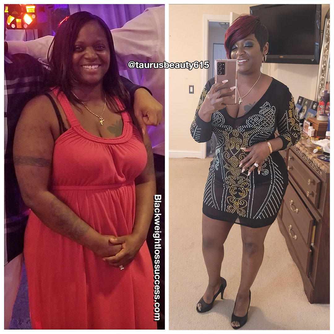 Sharese lost 60 pounds