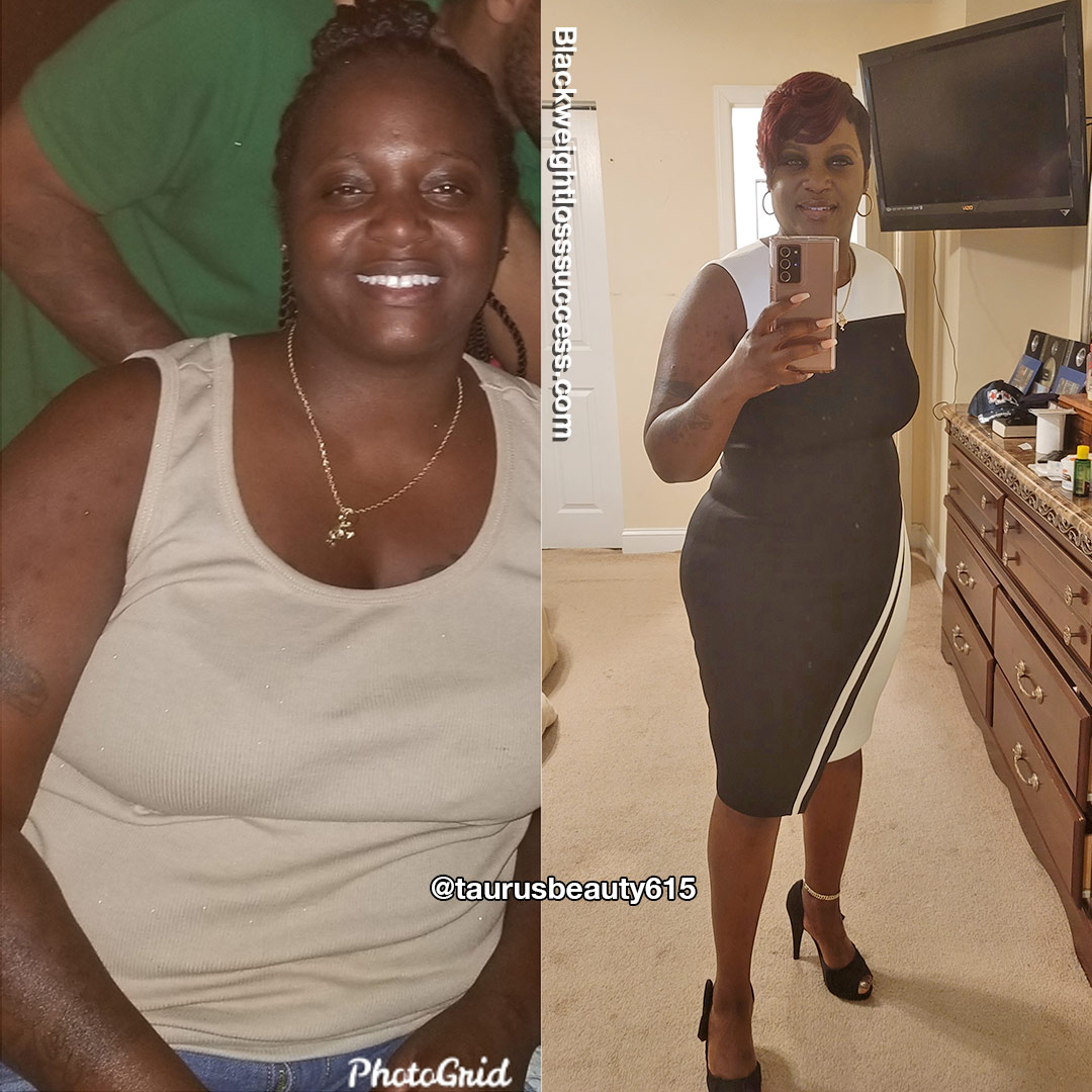 Sharese lost 60 pounds