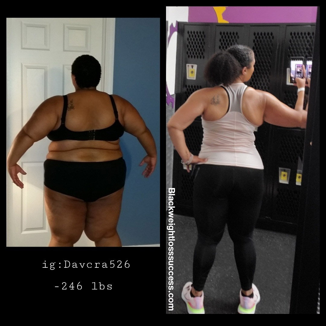 DaVina lost 246 pounds