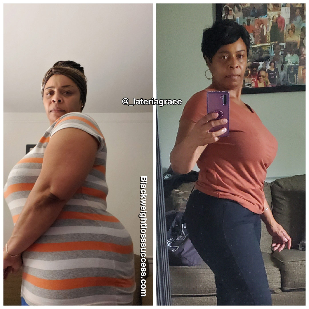 Lateria lost 33 pounds