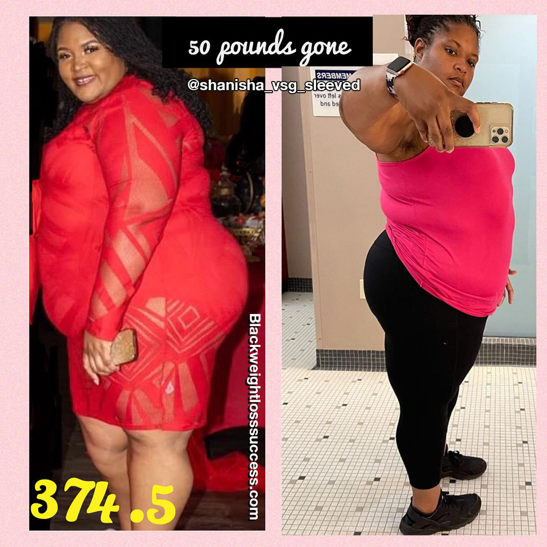 Shanisha lost 50 pounds