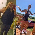 Sharna lost 190 pounds