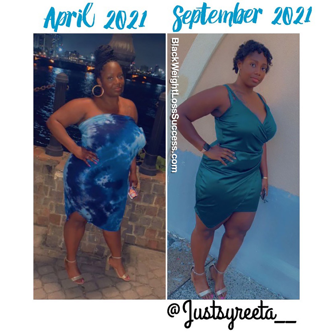 Syreeta lost 58 pounds