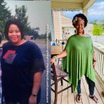 Lenora before and after weight loss
