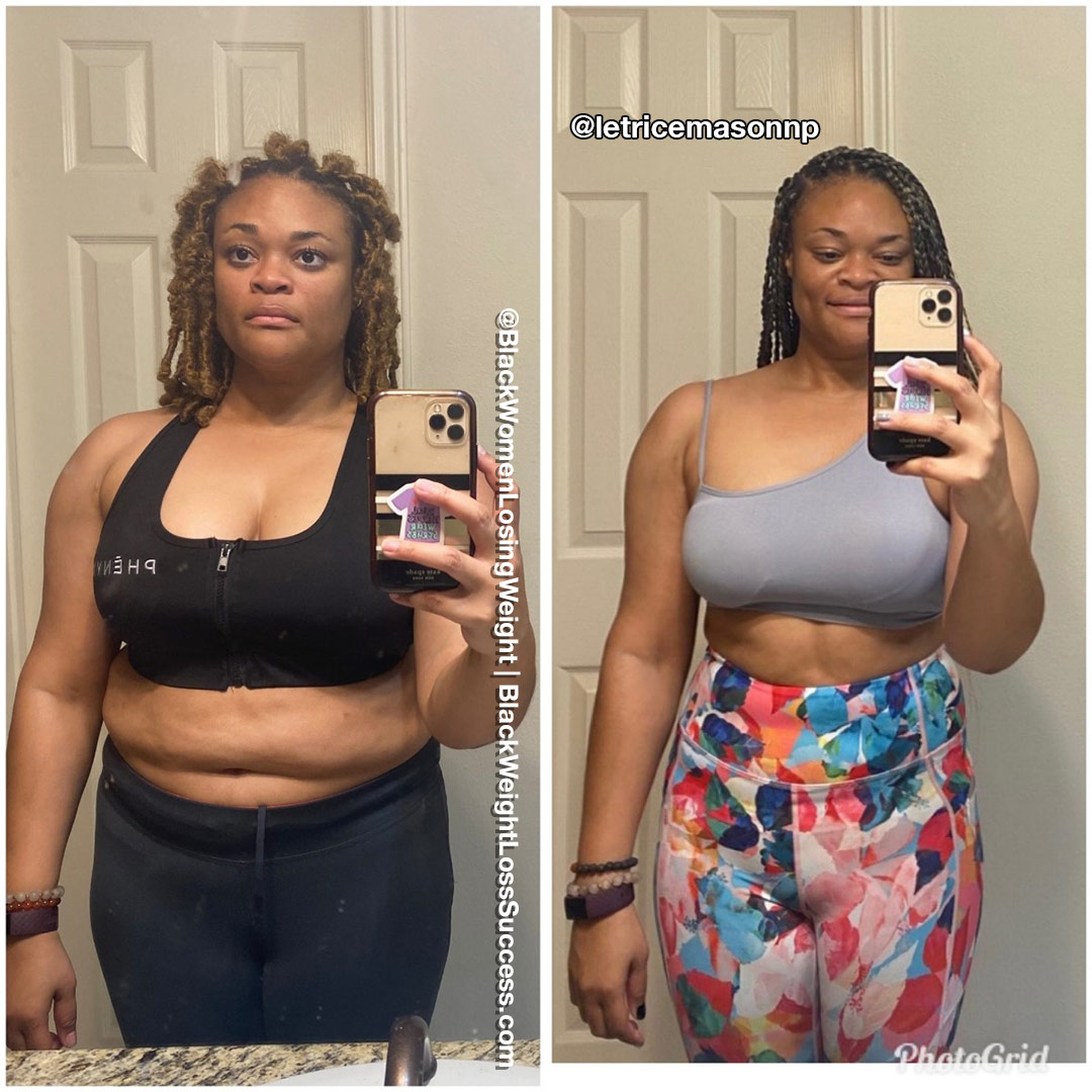 Letrice lost 28 pounds 