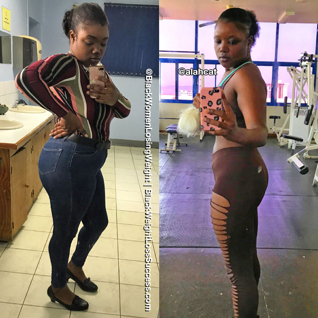 Tachala before and after weight loss