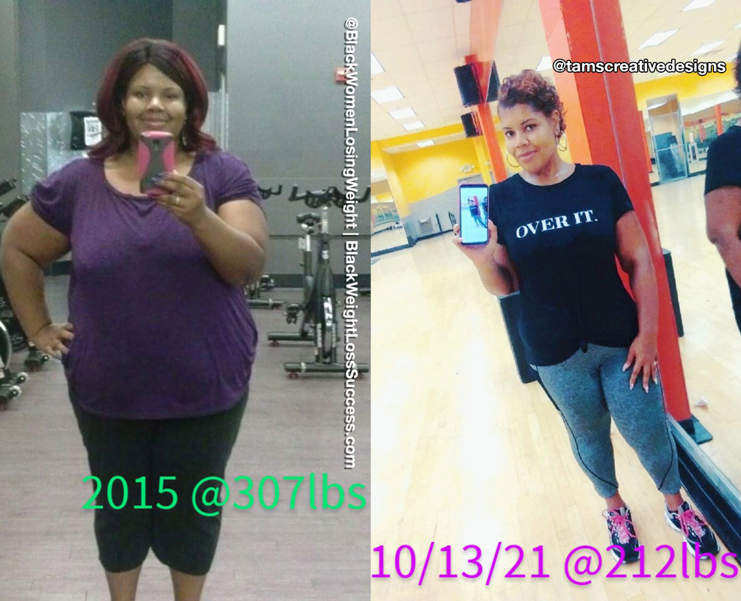 Tamara before and after weight loss