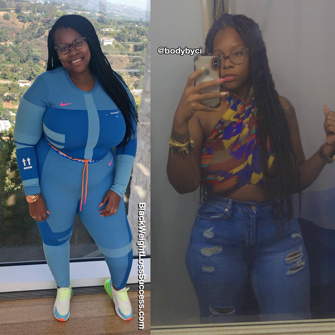 Ciera before and after weight loss