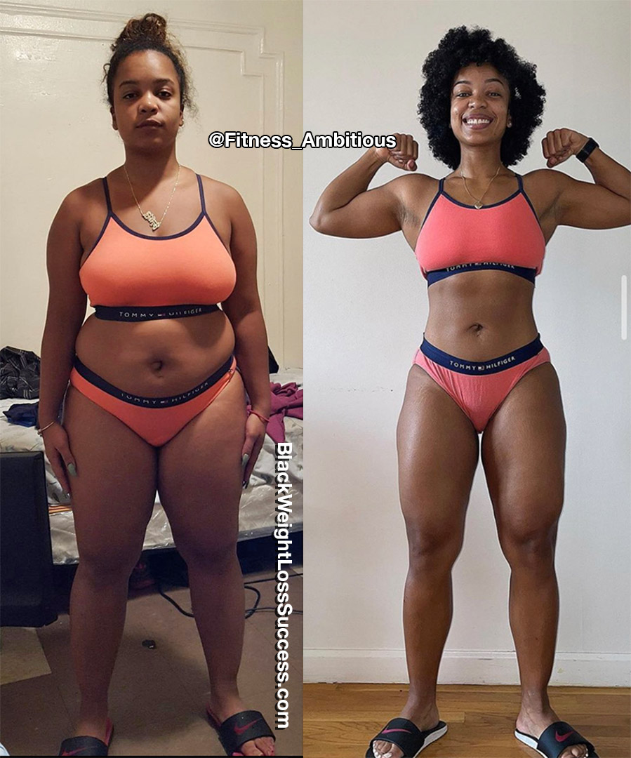 Tyesha before and after weight loss