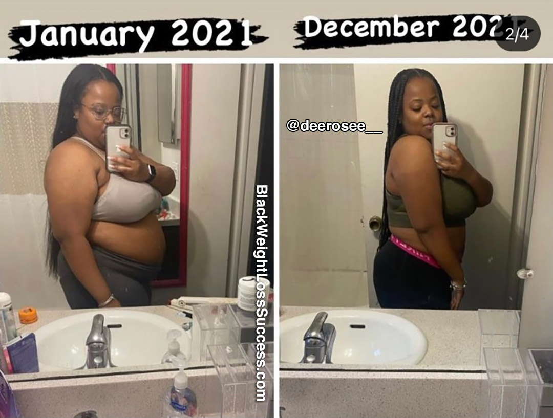 Darlisha before and after weight loss