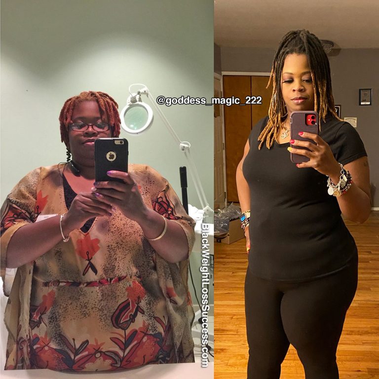 Erika lost 150 pounds - Black Weight Loss Success