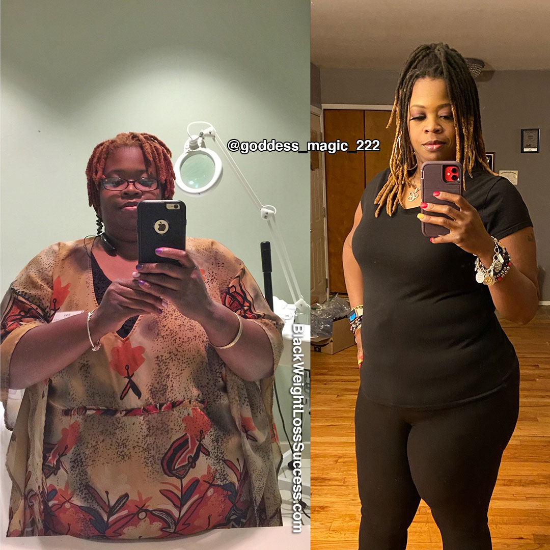 Erica before and after weight loss