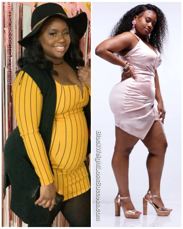 Jasmine lost 65 pounds Black Weight Loss Success