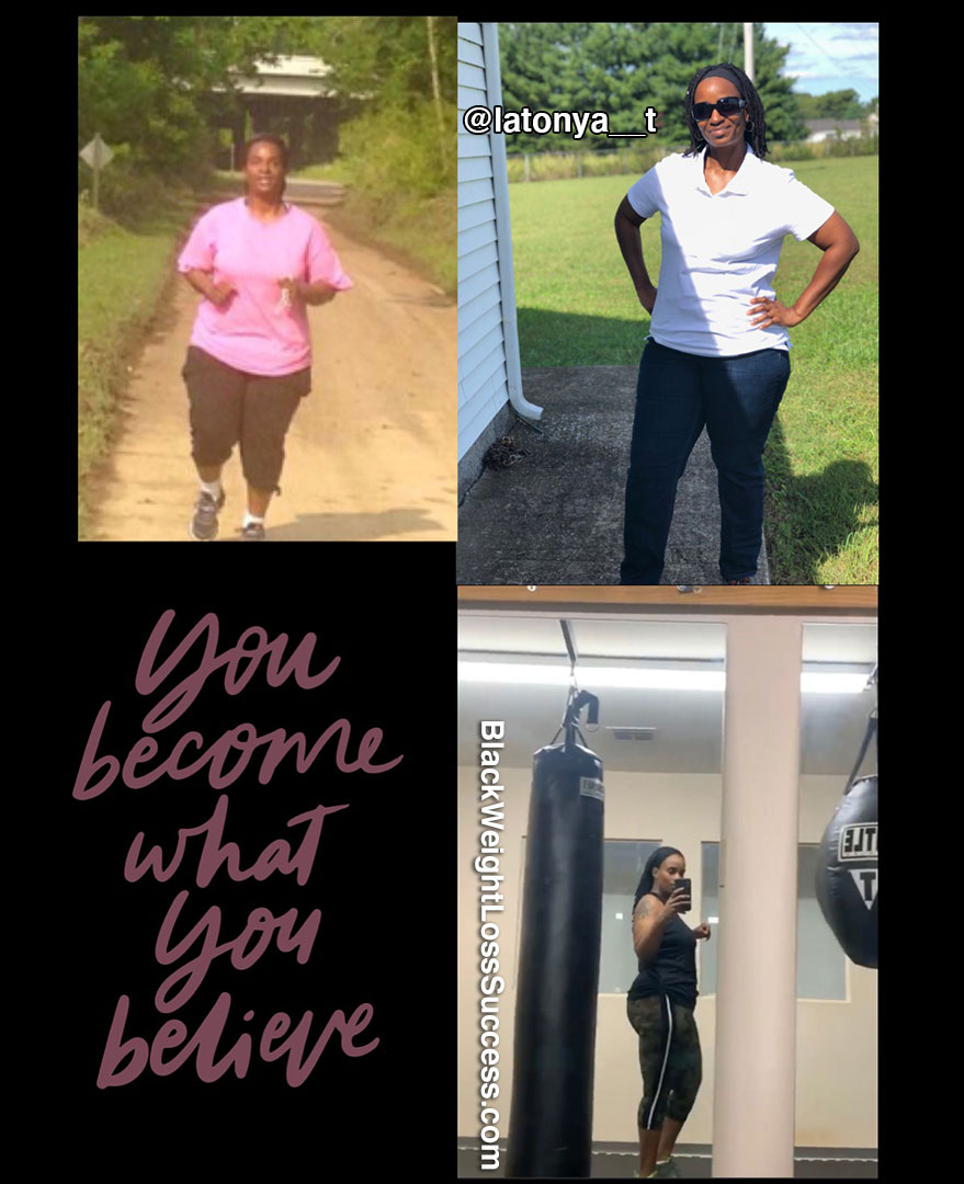 Latonya before and after weight loss