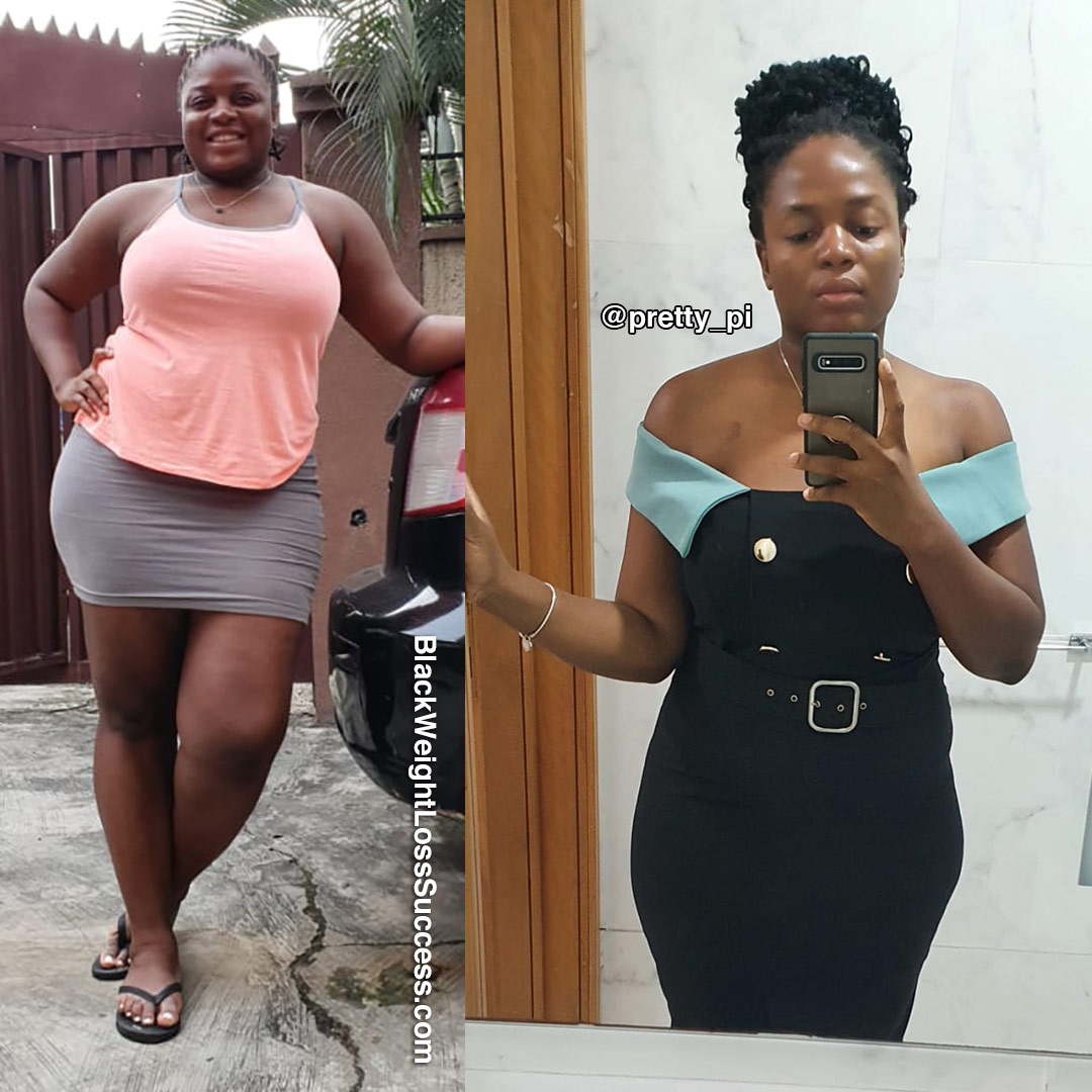 Precious before and after weight loss