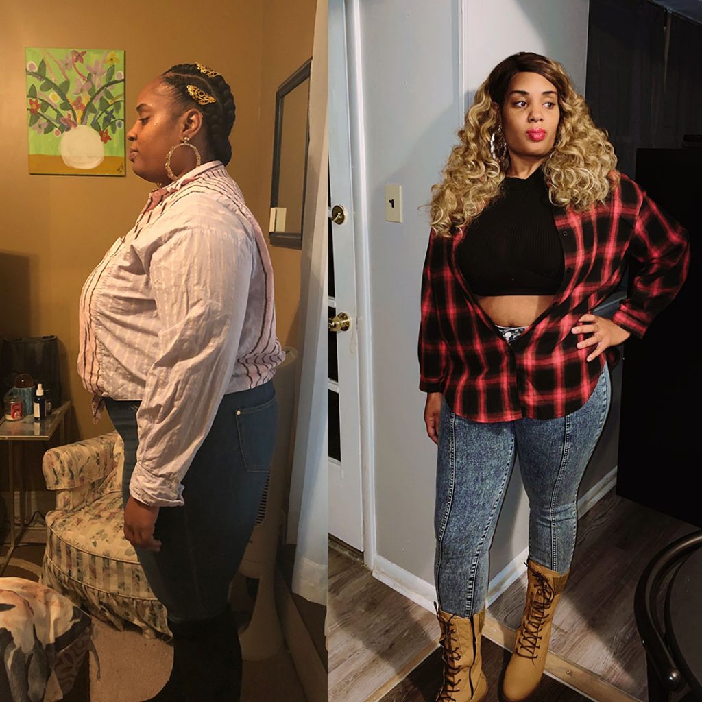 Tameka lost 88 pounds - Black Weight Loss Success