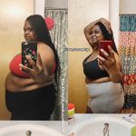 Tameshia before and after weight loss