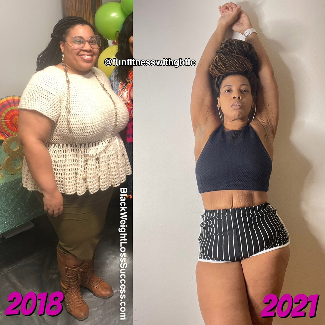 Gwendolyn before and after weight loss
