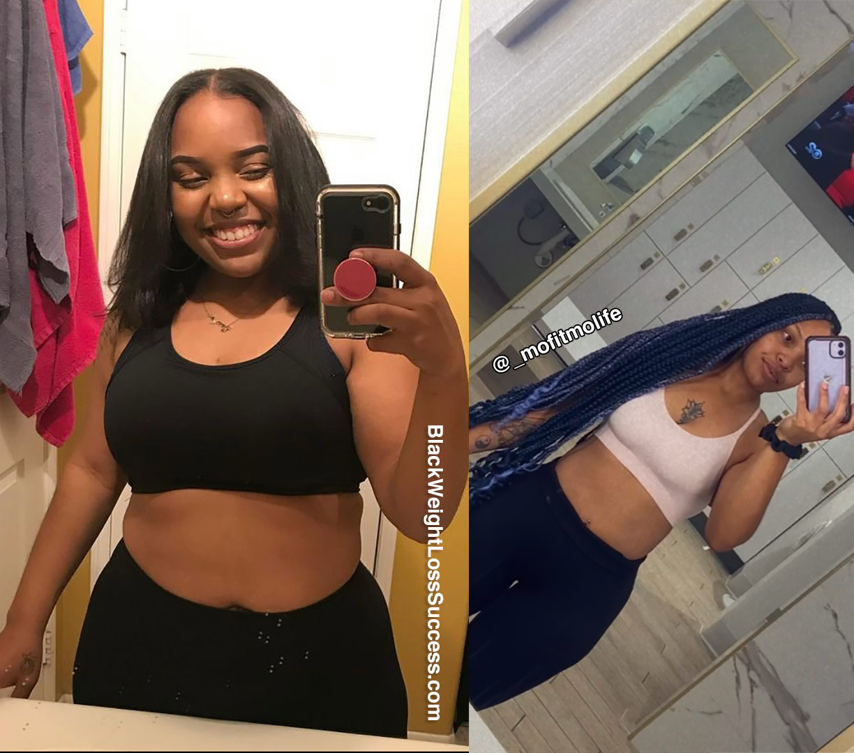 Kae Kae before and after weight loss