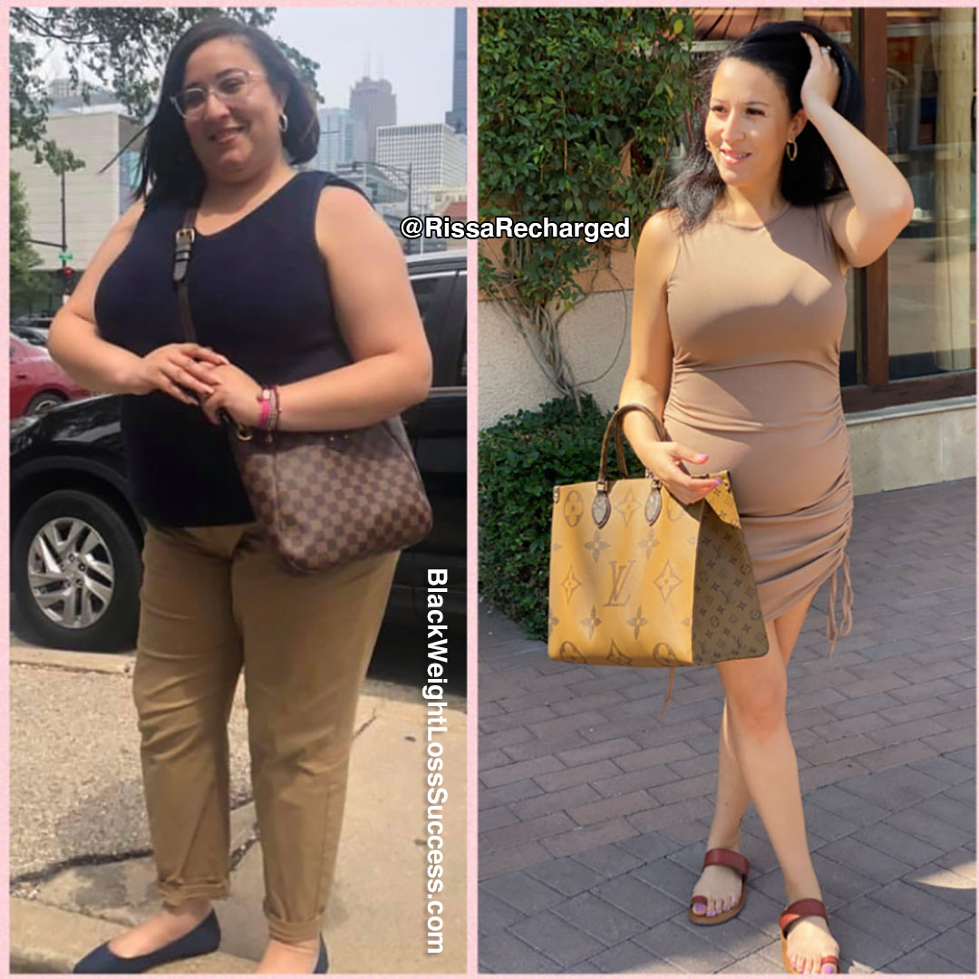 Nerissa before and after weight loss