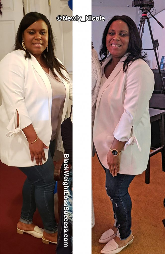 Nicole lost 36 pounds - Black Weight Loss Success