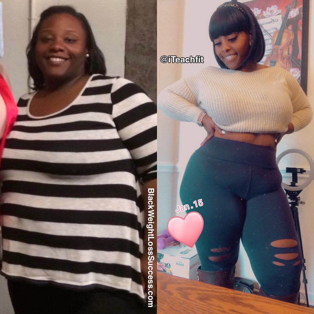 Shatina before and after weight loss