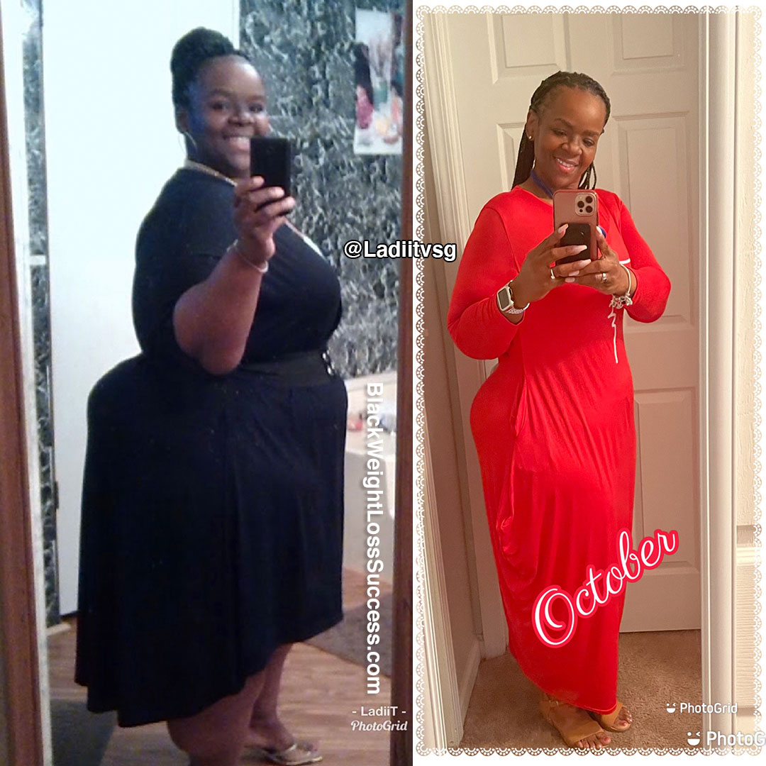 Tonya before and after weight loss