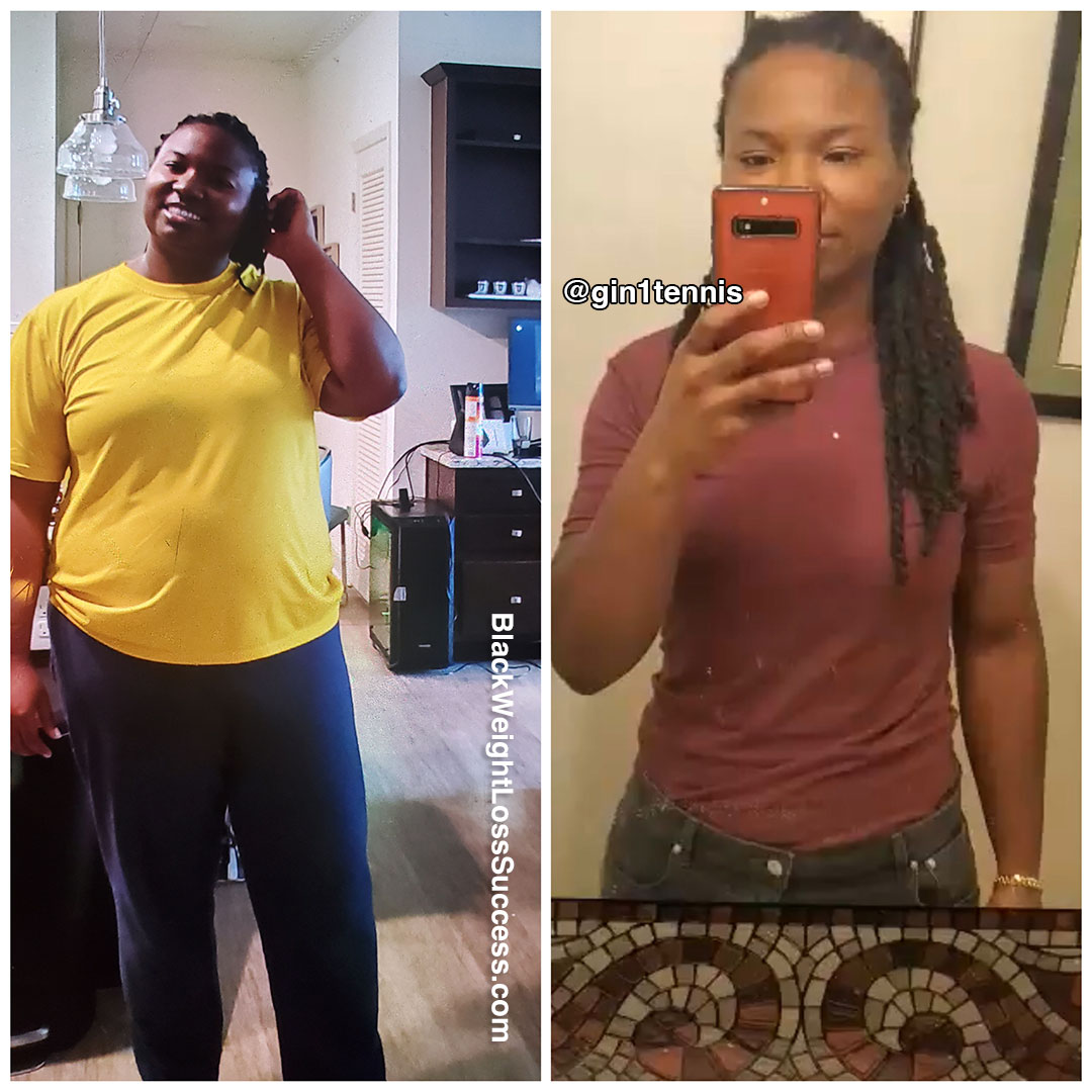 Deandra before and after weight loss