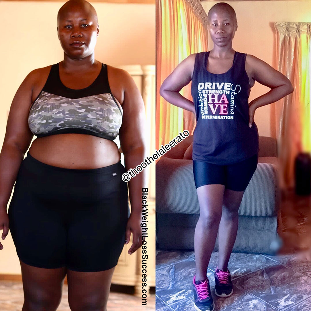 Lerato before and after weight loss