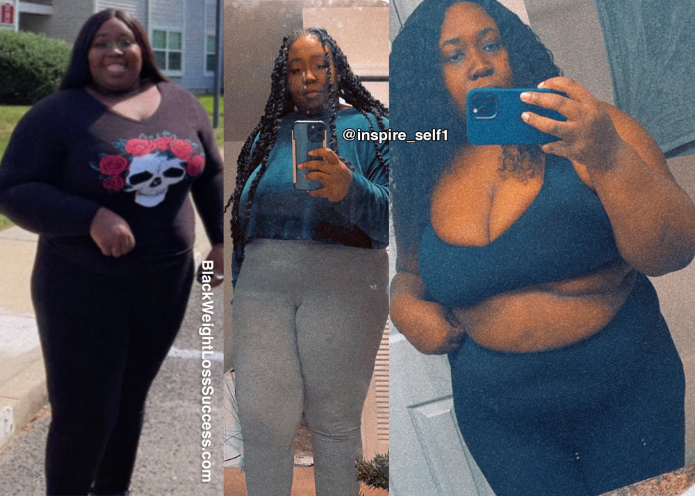 Cassandra before and after weight loss