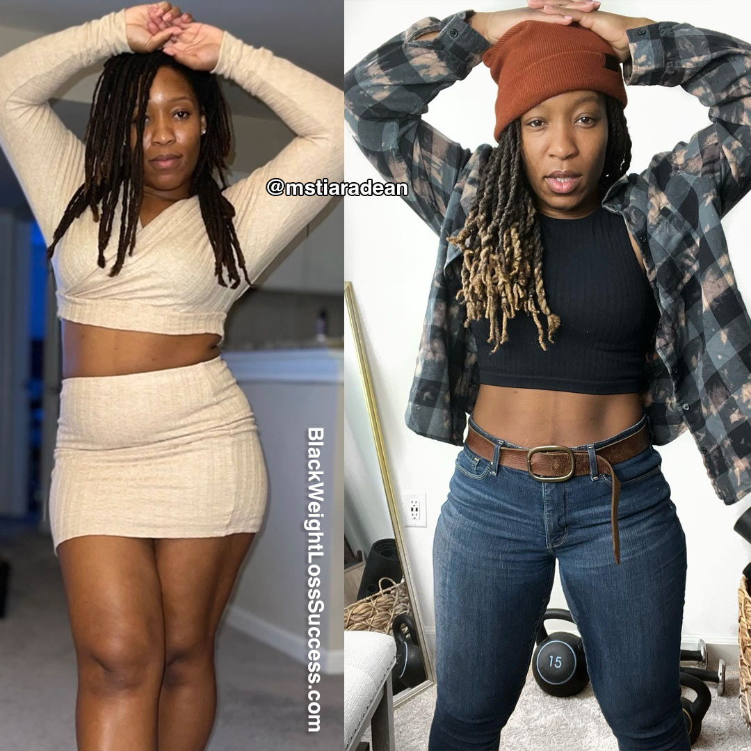Tiara before and after weight loss