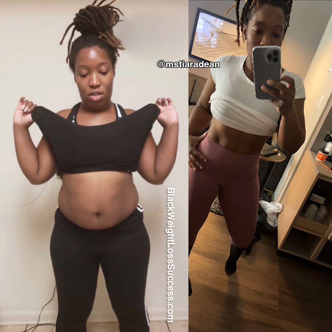 Tiara before and after weight loss