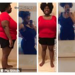 Gabrielle before and after weight loss