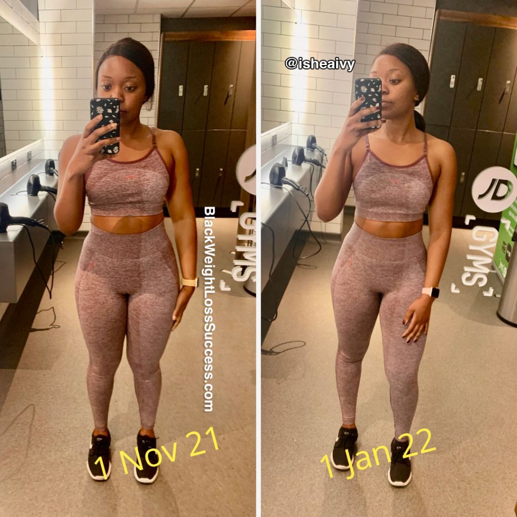 Ishea lost 5kg/11 pounds Black Weight Loss Success
