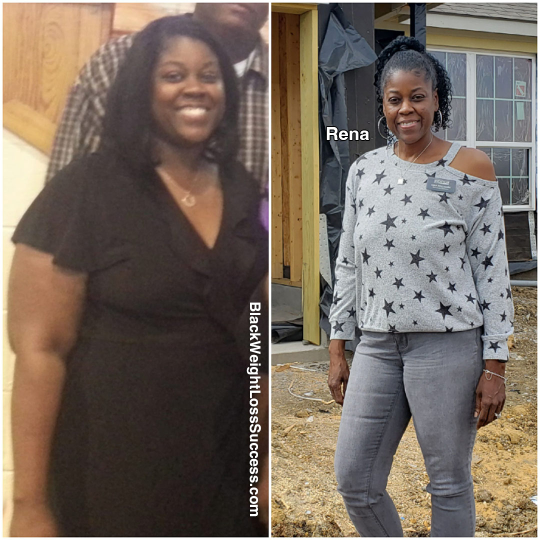 Rena before and after weight loss