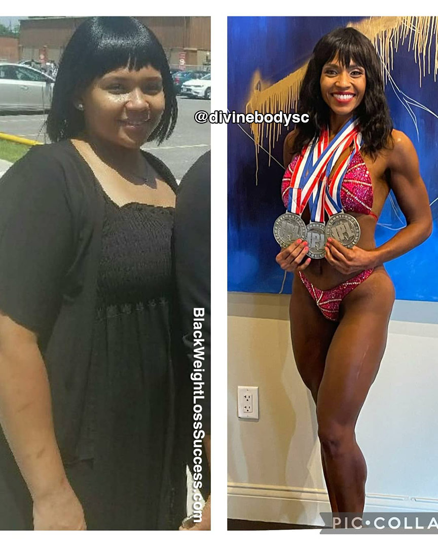 Crystal before and after weight loss