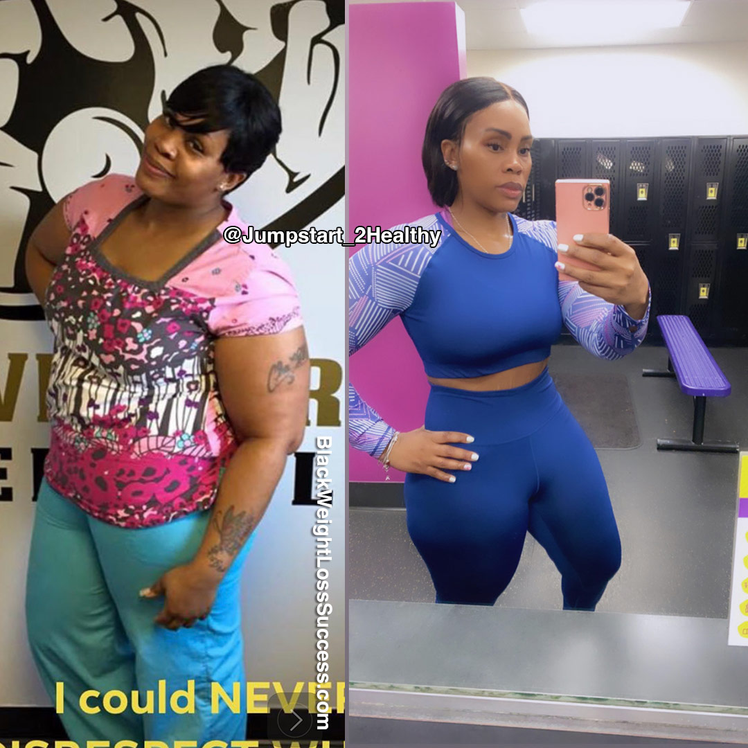 Latasha before and after weight loss