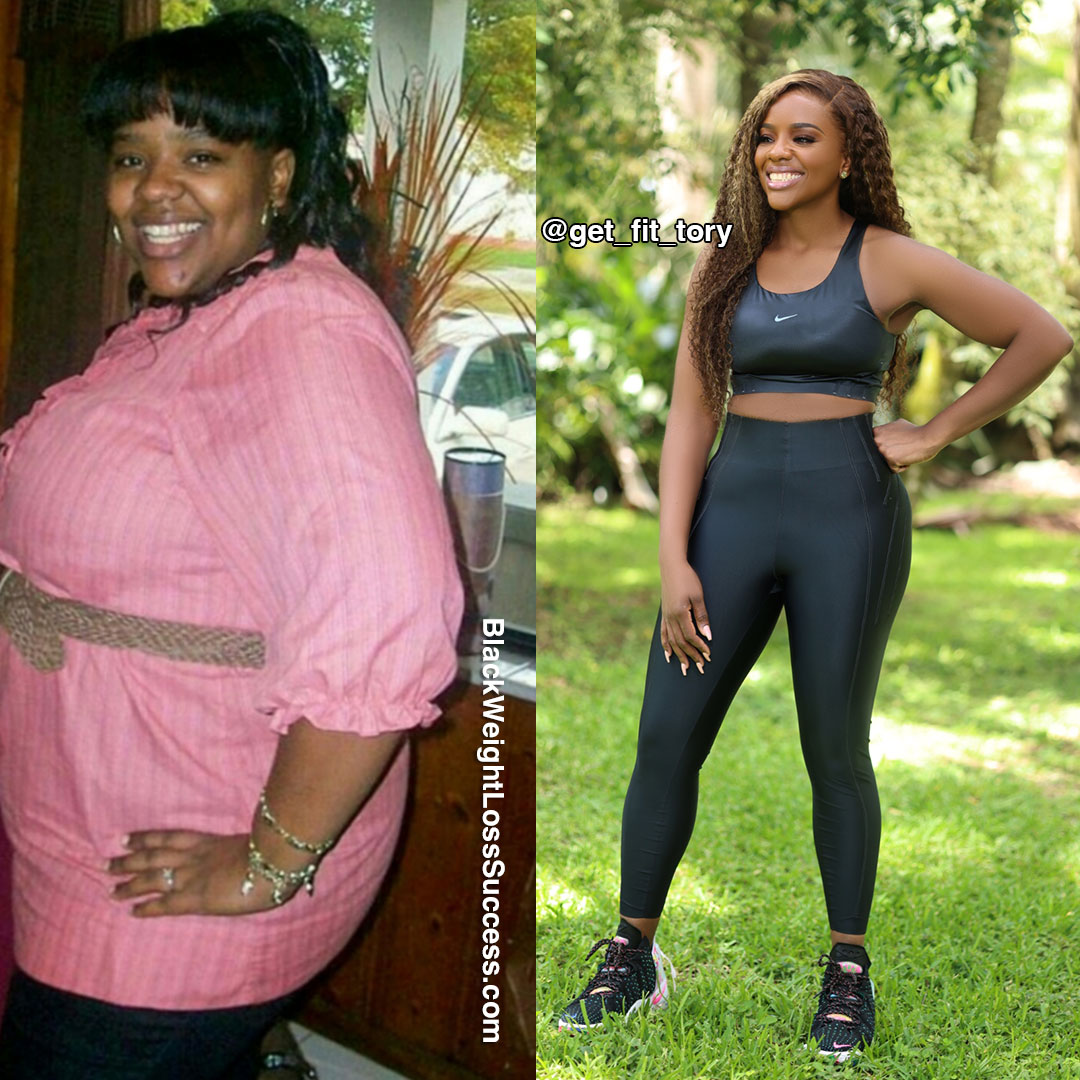 Latoria before and after weight loss