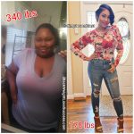 Naajma before and after weight loss