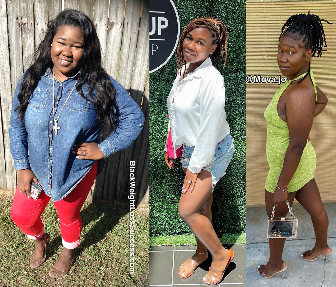 Jonisha before and after weight loss