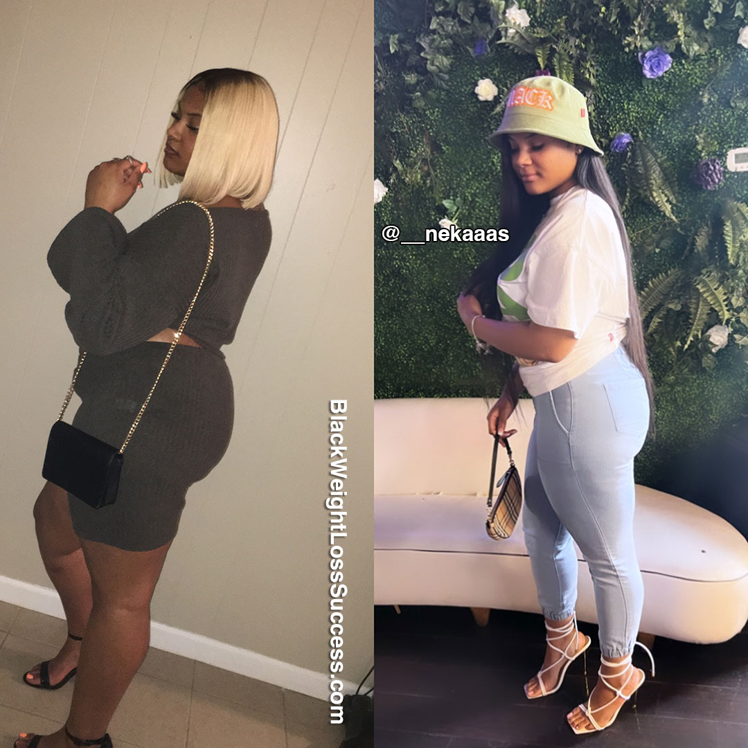 Shaneka before and after weight loss