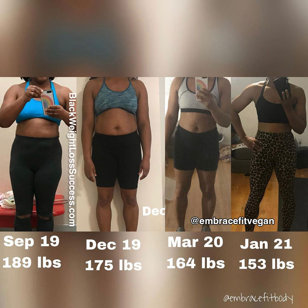 Genevieve before and after weight loss